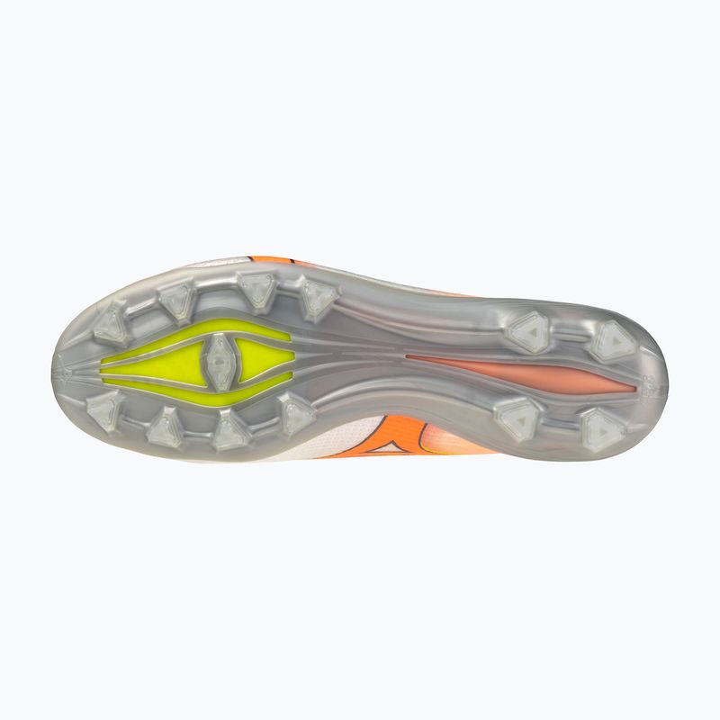 Football boots Mizuno Alpha III Japan FG white/lava orange/evening primrose 2