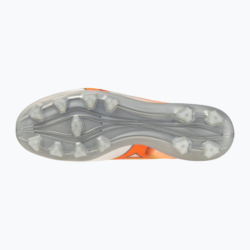 Football boots Mizuno Alfa III Pro FG white/lava orange/evening primrose 2
