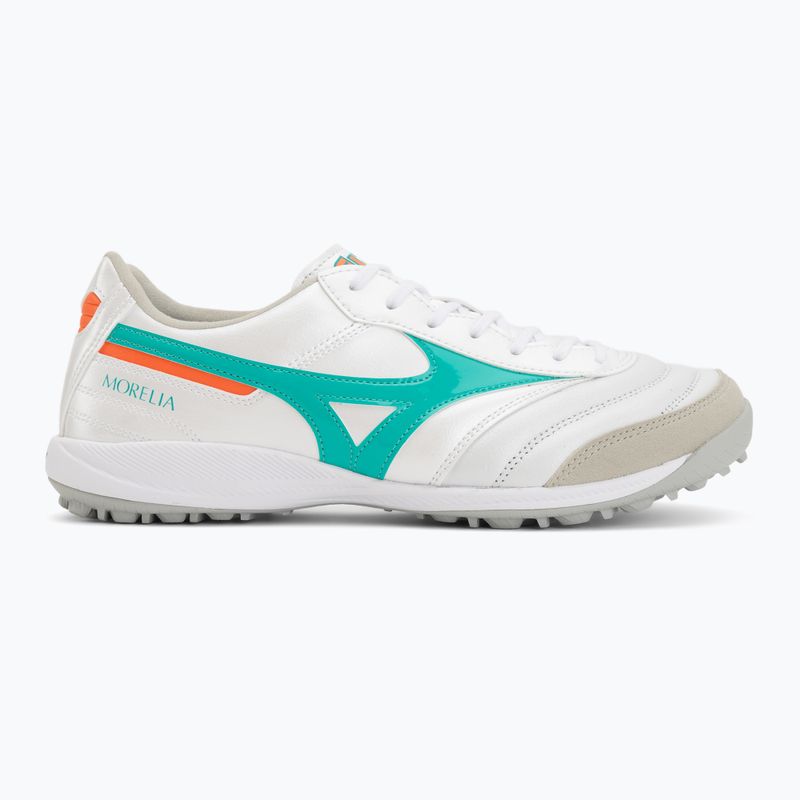 Football boots Mizuno Morelia Sala Elite TF white/arcadia/lava orange 2