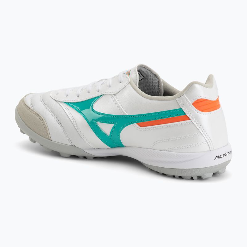 Football boots Mizuno Morelia Sala Elite TF white/arcadia/lava orange 3