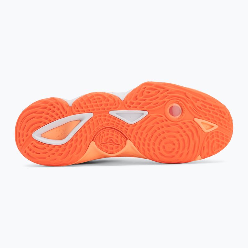 Volleyball shoes Mizuno Wave Momentum Elite flamingo coral/lava orange/white 4