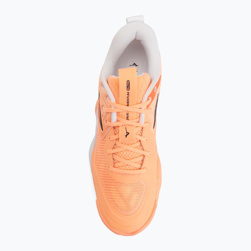 Volleyball shoes Mizuno Wave Momentum Elite flamingo coral/lava orange/white 5