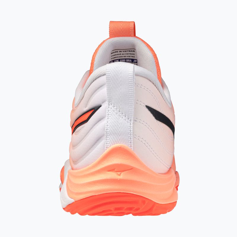 Volleyball shoes Mizuno Wave Momentum Elite flamingo coral/lava orange/white 3