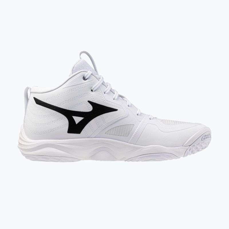 Volleyball shoes Mizuno Wave Momentum Elite Mid white/metallic gray/black 2