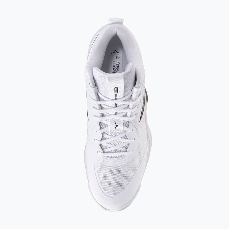 Volleyball shoes Mizuno Wave Momentum Elite Mid white/metallic gray/black 5