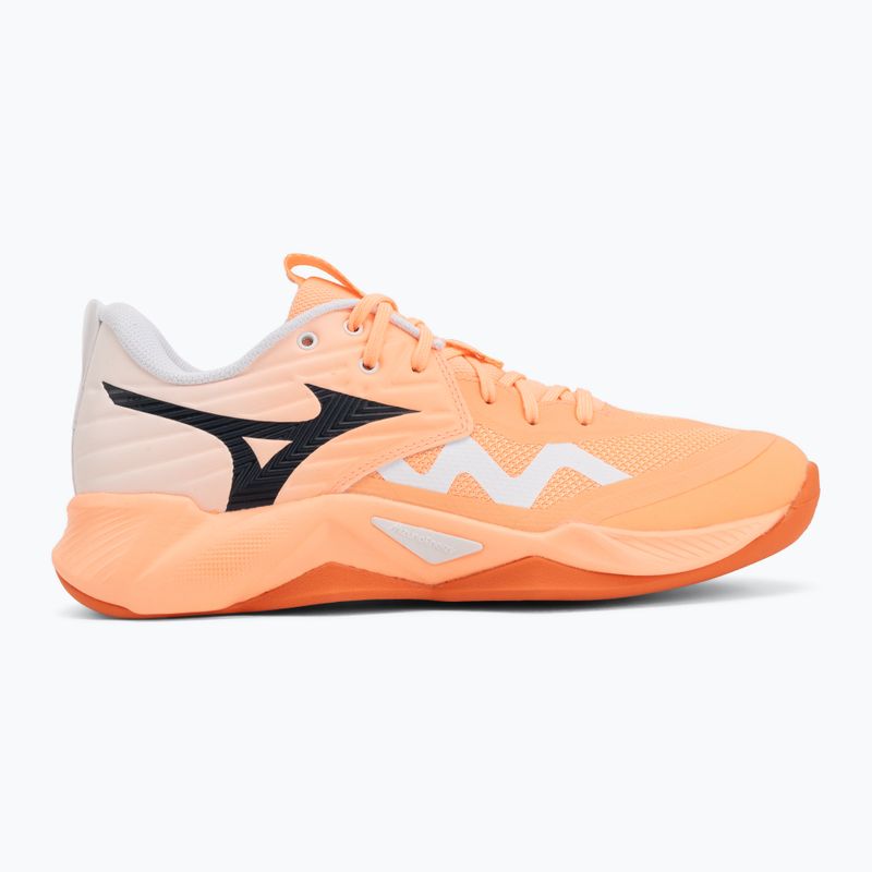 Volleyball shoes Mizuno Wave Momentum Pro flamingo coral/carbon/white 2