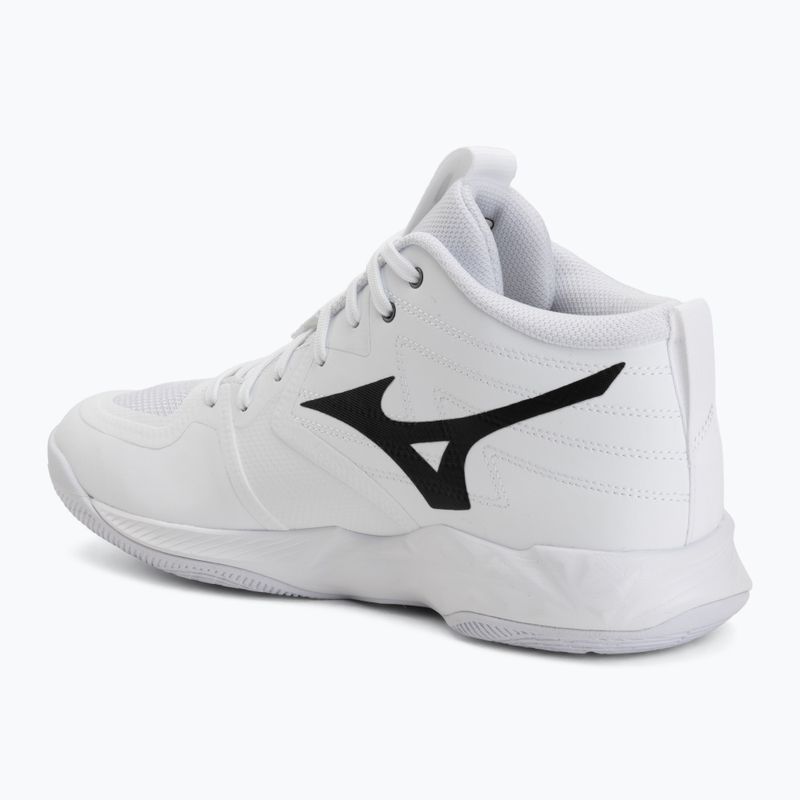 Volleyball shoes Mizuno Wave Momentum Pro Mid white/metallic gray/black 3