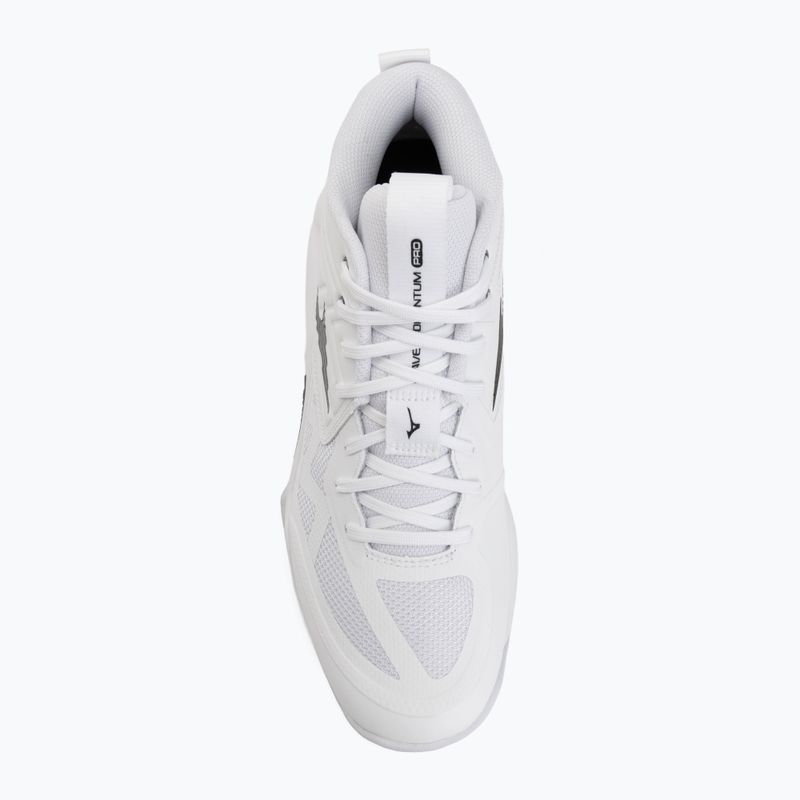 Volleyball shoes Mizuno Wave Momentum Pro Mid white/metallic gray/black 5