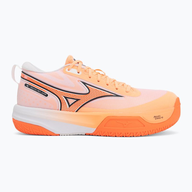 Volleyball shoes Mizuno Neo Jump flamingo corallava orange/white 2