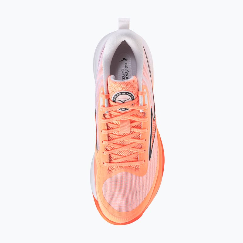 Volleyball shoes Mizuno Neo Jump flamingo corallava orange/white 5