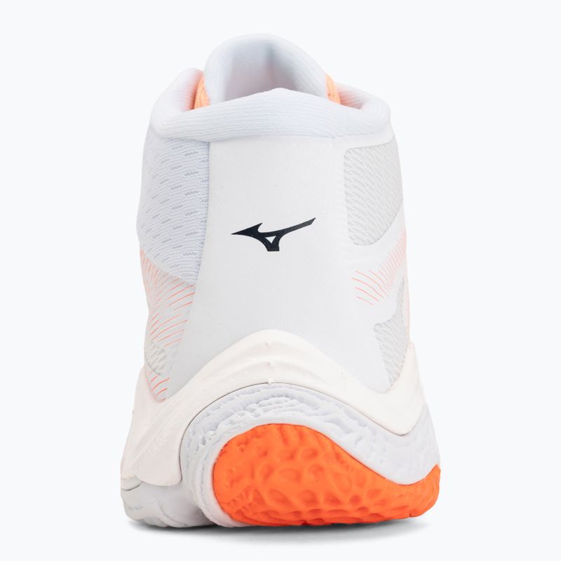 Volleyball shoes Mizuno Wave Lightning Elite Mid Flamingo Coral/Lava Orange/White 6