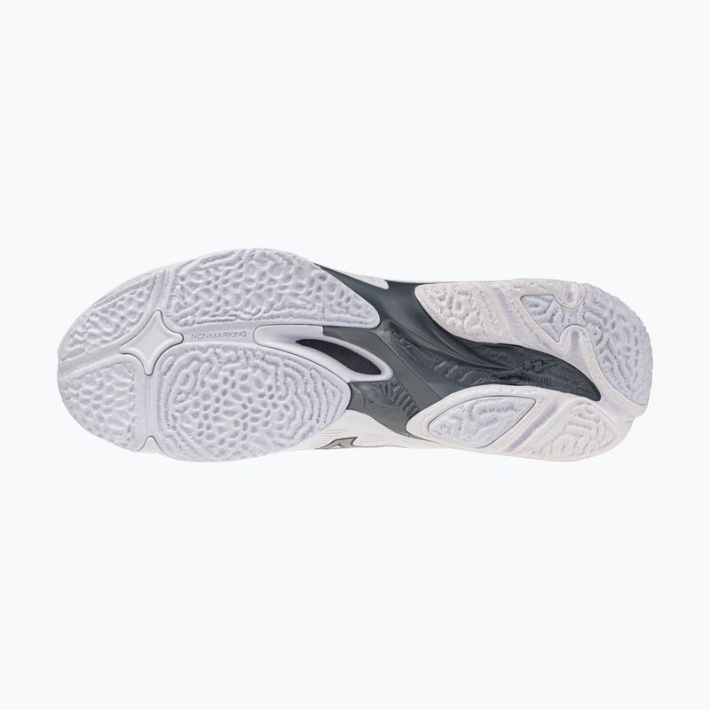 Volleyball shoes Mizuno Wave Lightning Elite Mid White/Ultimate Gray/Black 4