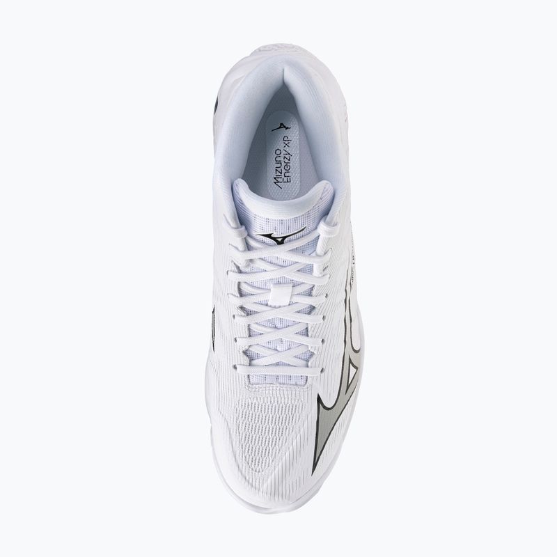 Volleyball shoes Mizuno Wave Lightning Elite Mid White/Ultimate Gray/Black 5