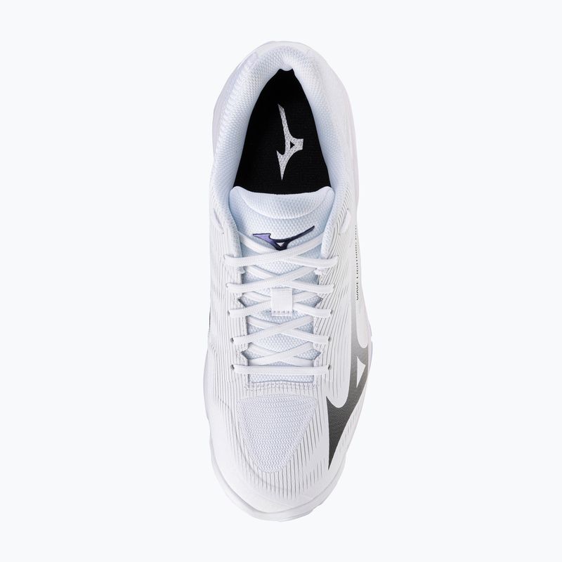 Volleyball shoes Mizuno Wave Lightning Pro white/black/ultimate gray 5