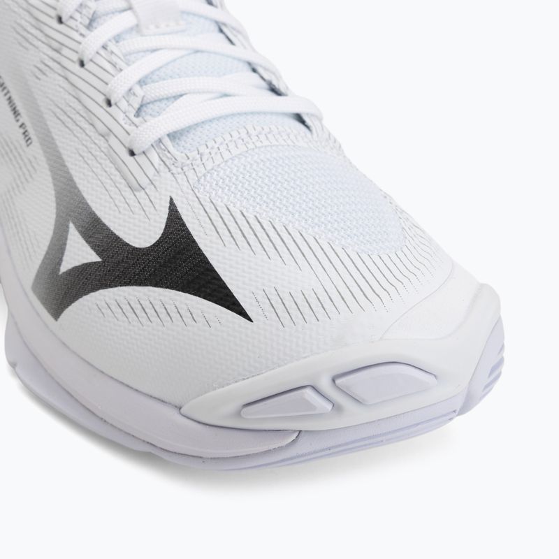 Volleyball shoes Mizuno Wave Lightning Pro white/black/ultimate gray 7