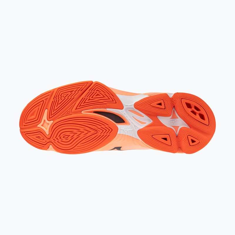 Volleyball shoes Mizuno Wave Lightning Pro Mid flamingo coral/carbon/white 5