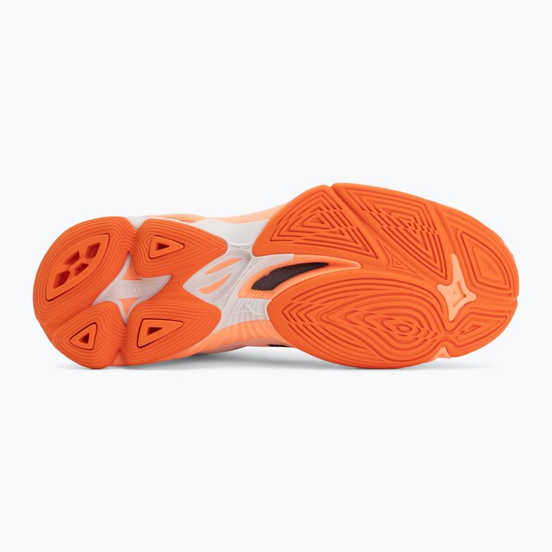 Volleyball shoes Mizuno Wave Lightning Pro Mid flamingo coral/carbon/white 4