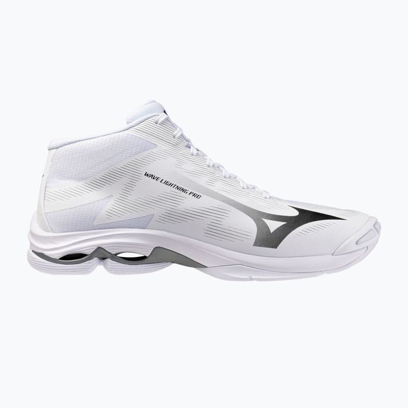 Volleyball shoes Mizuno Wave Lightning Pro Mid white/black/ultimate gray 2
