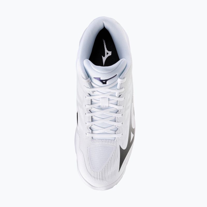 Volleyball shoes Mizuno Wave Lightning Pro Mid white/black/ultimate gray 5