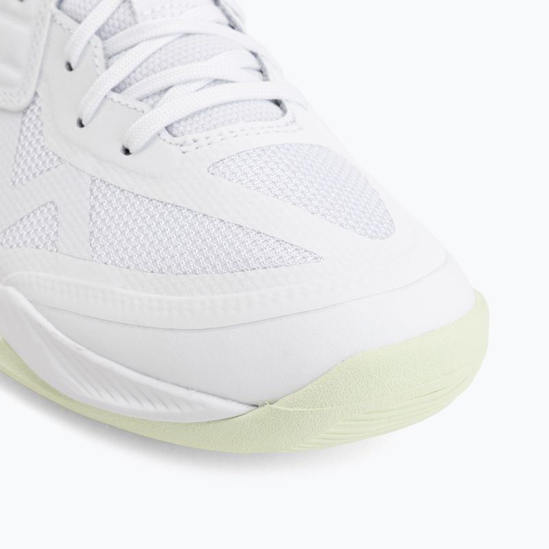 Women's volleyball shoes Mizuno Wave Momentum Pro white/aqua gray/ambrosia 7