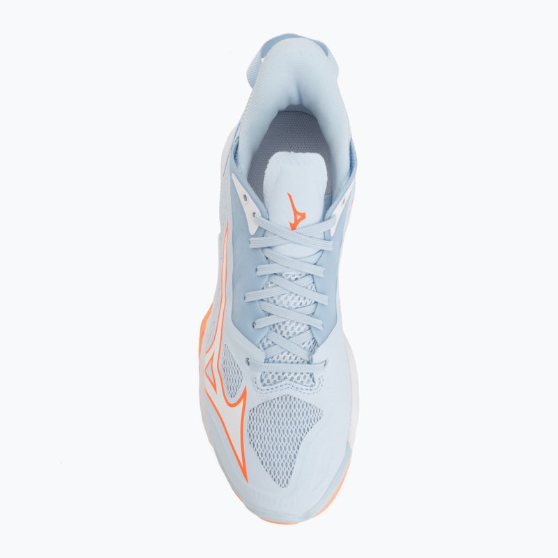 Women's handball shoes Mizuno Wave Mirage 5 blue finch/white 5