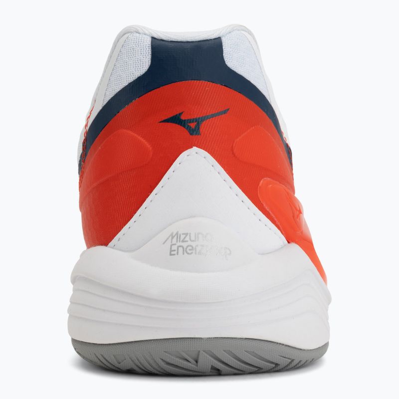 Men's tennis shoes Mizuno Neo Ace AC white/insignia blue/orange 6