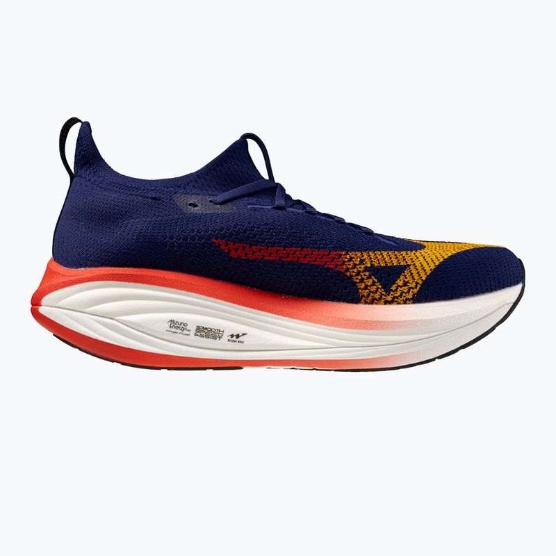 Men's running shoes Mizuno Neo Vista 3 beacon blue/artisan's gold/tomato puree 2