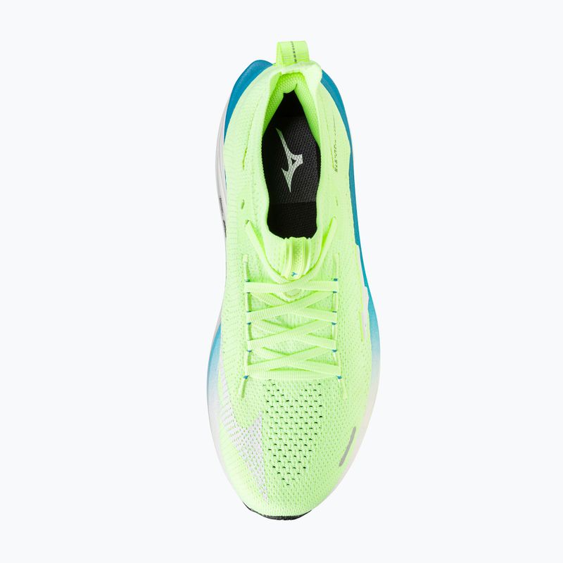 Men's running shoes Mizuno Neo Vista 3 lime pulp/white/blue jewel 5