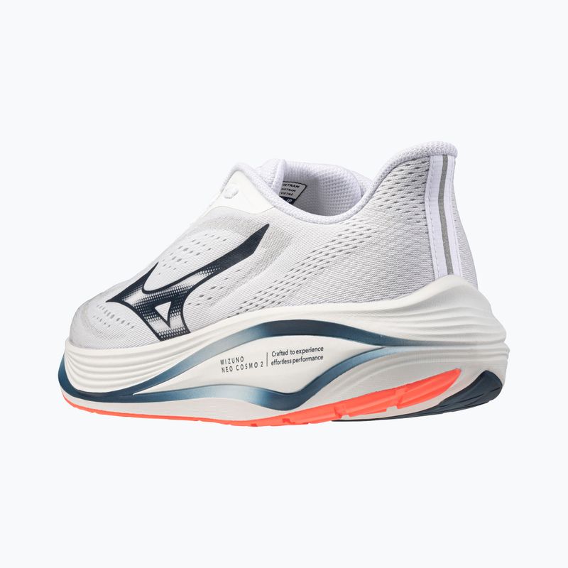 Men's running shoes Mizuno Neo Cosmo 2 white/dress blues/neon flame 4