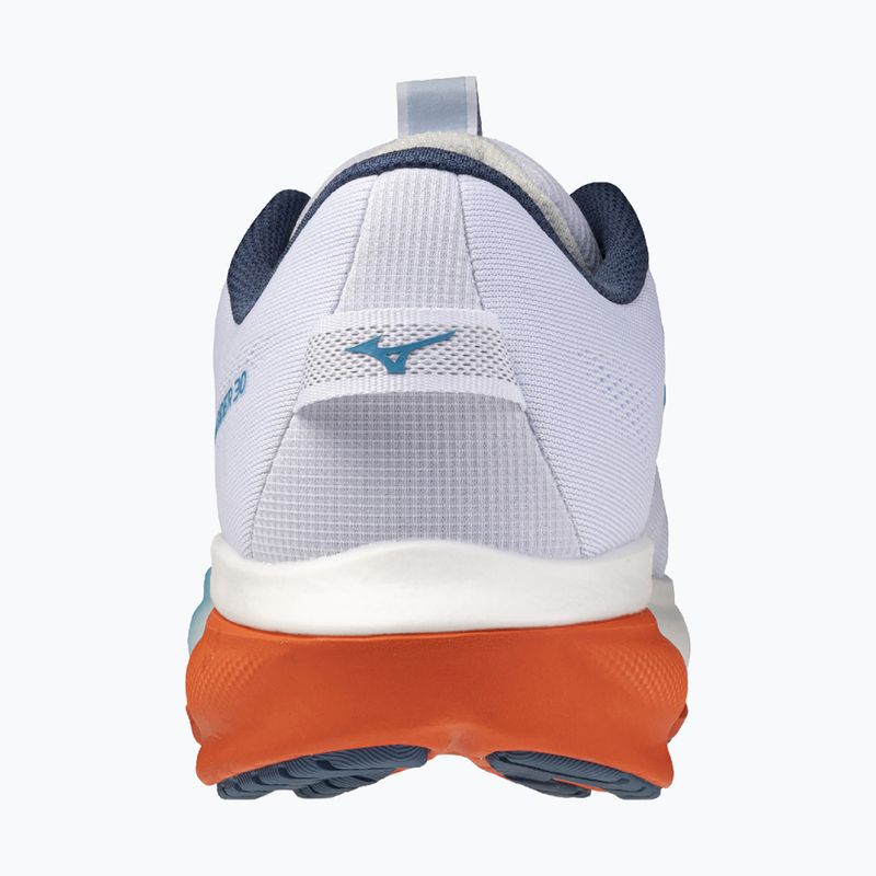 Men's running shoes Mizuno Wave Rider 30 white/blue jewel/orange 3