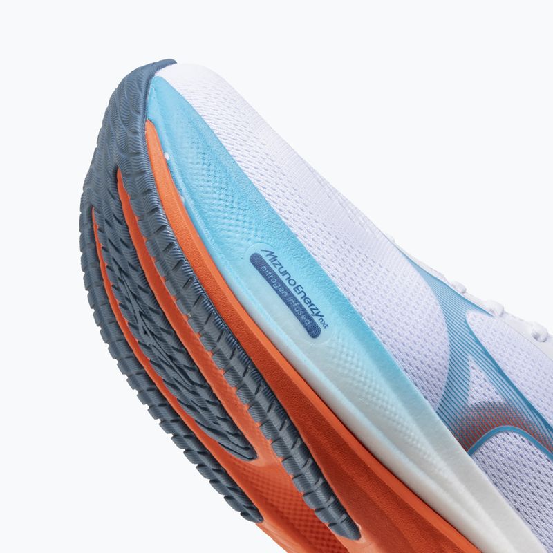 Men's running shoes Mizuno Wave Rider 30 white/blue jewel/orange 6