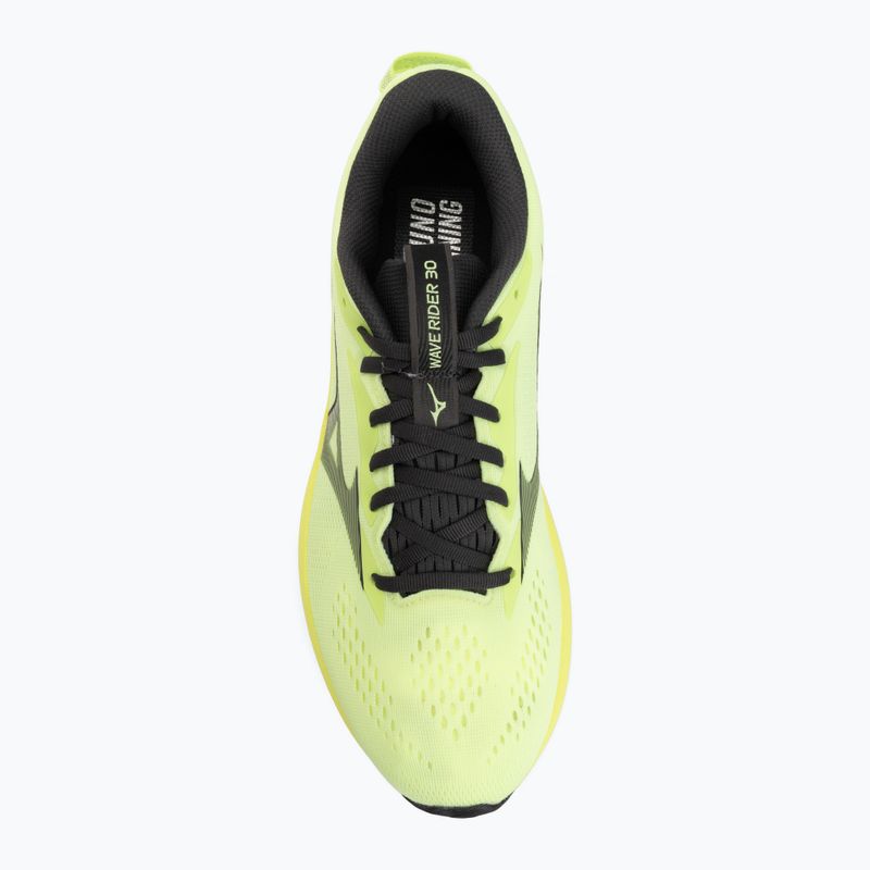 Men's running shoes Mizuno Wave Rider 30 lime pulp/black oyster/gf white 5