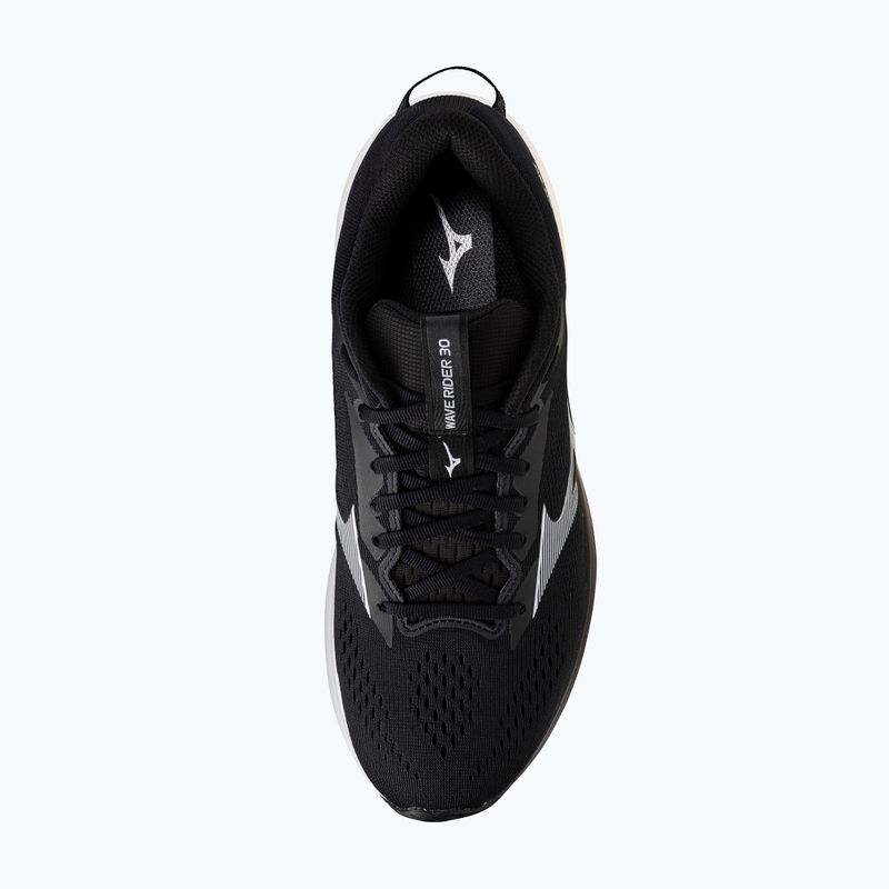 Men's running shoes Mizuno Wave Rider 30 2E black/white 5