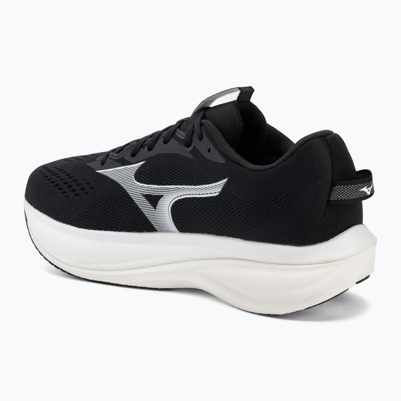 Men's running shoes Mizuno Wave Rider 30 2E black/white 3