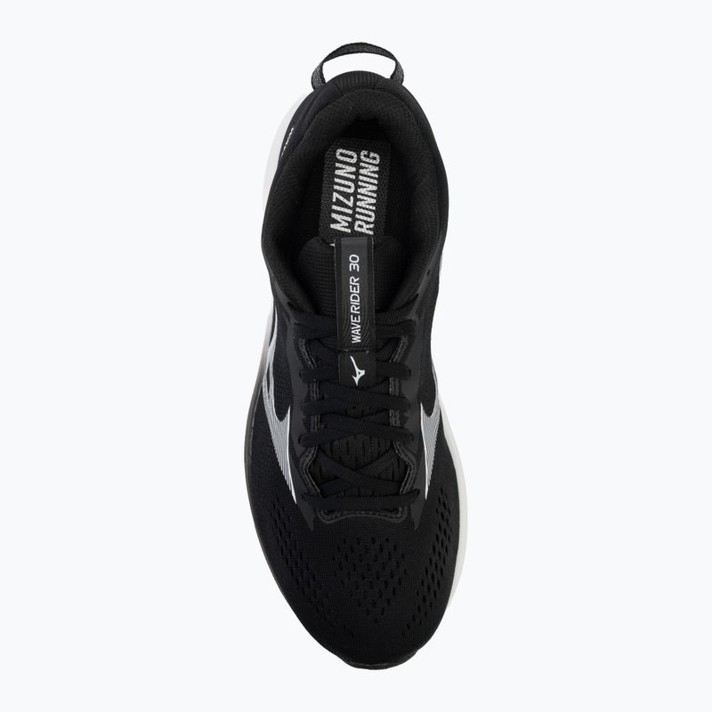 Men's running shoes Mizuno Wave Rider 30 2E black/white 5