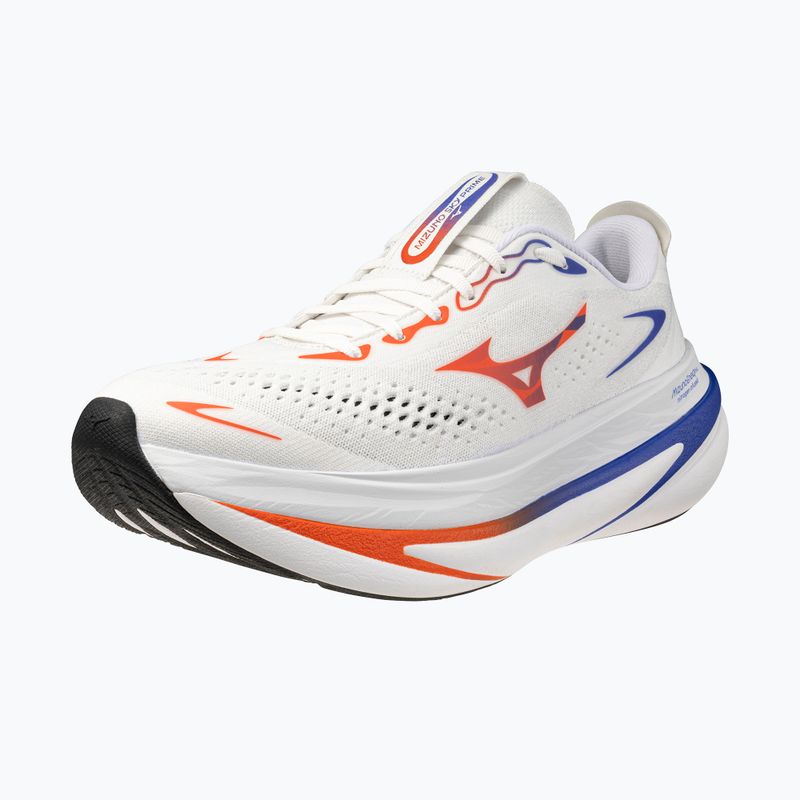 Men's running shoes Mizuno Sky Prime gf white/orange/royal blue 3