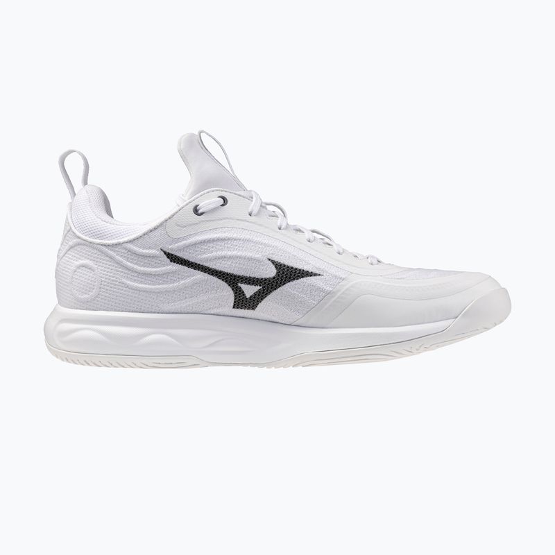 Volleyball shoes Mizuno Wave Luminous Elite white/black/metallic gray 2