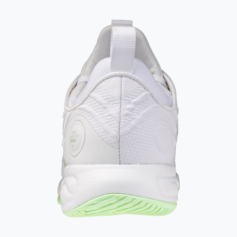 Women's volleyball shoes Mizuno Wave Luminous Elite white/aqua gray/ambrosia 3