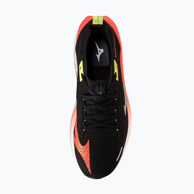 Men's running shoes Mizuno Neo Vista 3 black/mirage gray/lava orange 12