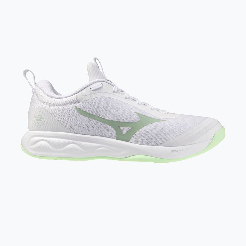 Women's volleyball shoes Mizuno Wave Luminous Pro white/aqua gray/ambrosia