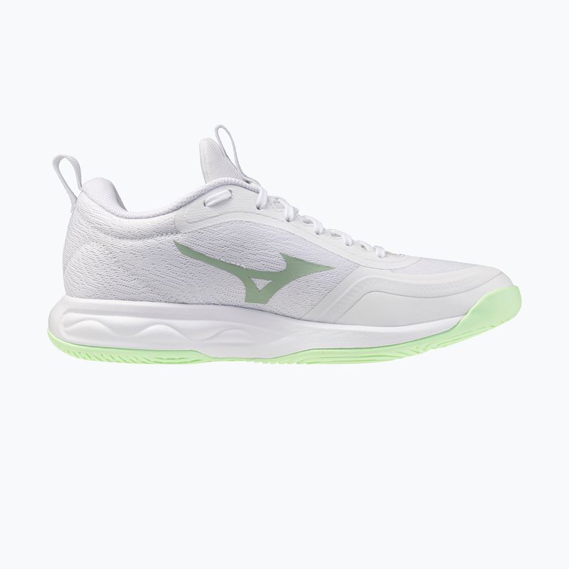 Women's volleyball shoes Mizuno Wave Luminous Pro white/aqua gray/ambrosia 2