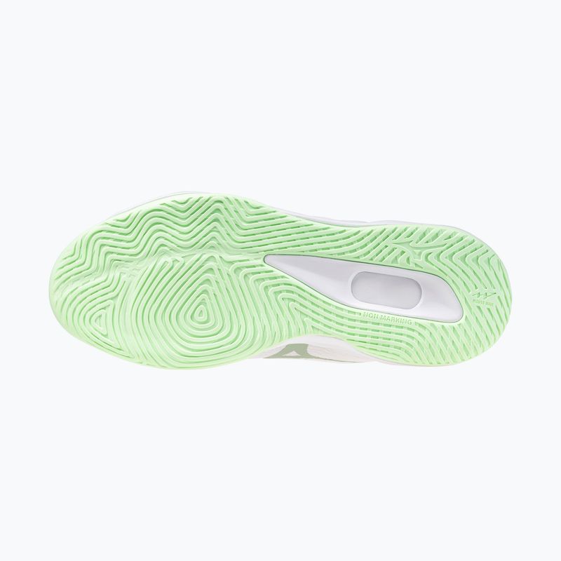 Women's volleyball shoes Mizuno Wave Luminous Pro white/aqua gray/ambrosia 4