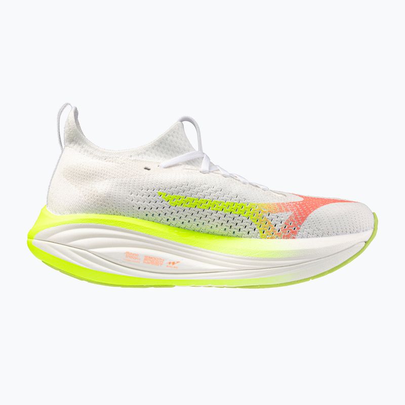 Women's running shoes Mizuno Neo Vista 3 white/flamingo coral/lime pulp 2