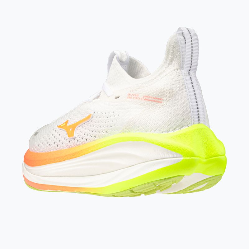 Women's running shoes Mizuno Neo Vista 3 white/flamingo coral/lime pulp 4