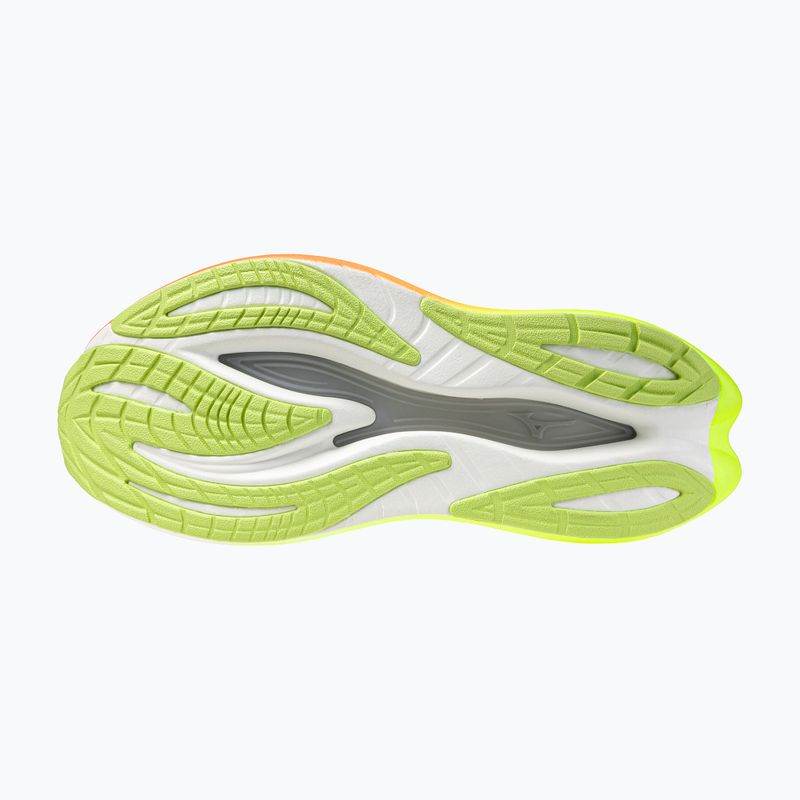 Women's running shoes Mizuno Neo Vista 3 white/flamingo coral/lime pulp 6