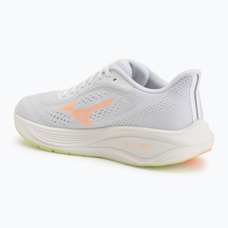 Women's running shoes Mizuno Neo Cosmo 2 white/flamingo coral/lime pulp 3