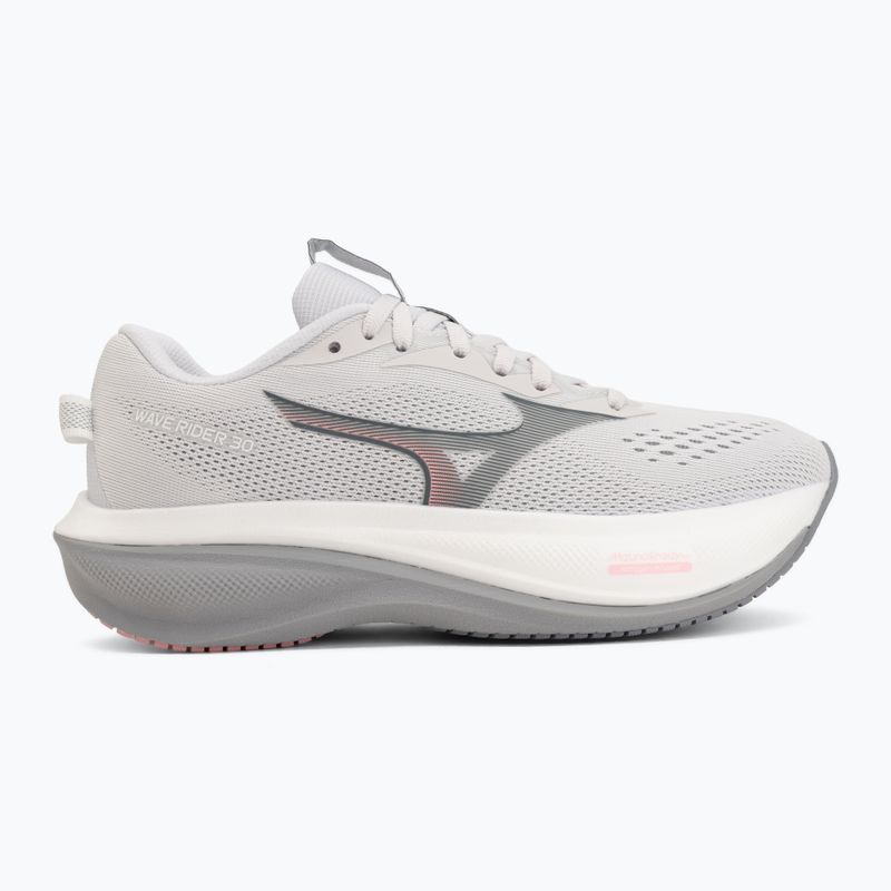 Women's running shoes Mizuno Wave Rider 30 dapple gray/dark slate/pink drink 2