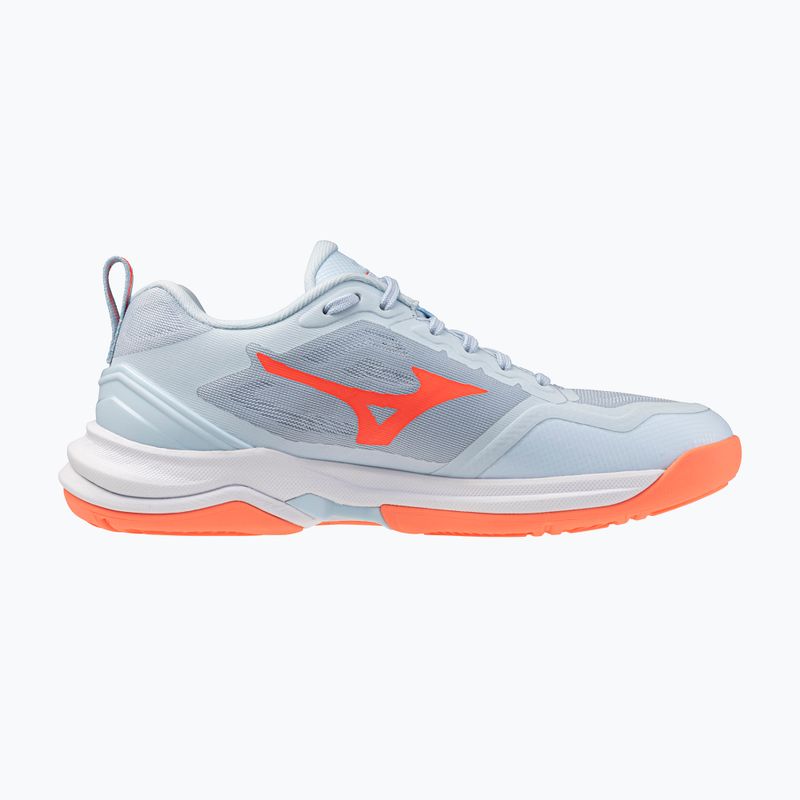 Women's handball shoes Mizuno Wave Stealth Elite blue finch/white 2