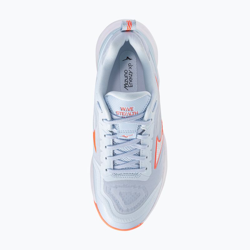 Women's handball shoes Mizuno Wave Stealth Elite blue finch/white 5