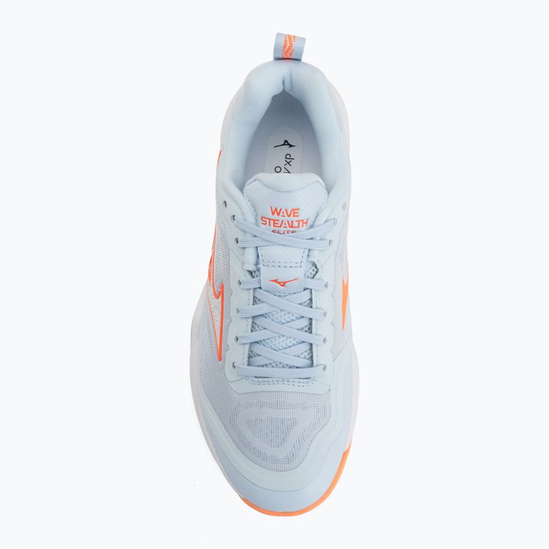 Women's handball shoes Mizuno Wave Stealth Elite blue finch/white 5
